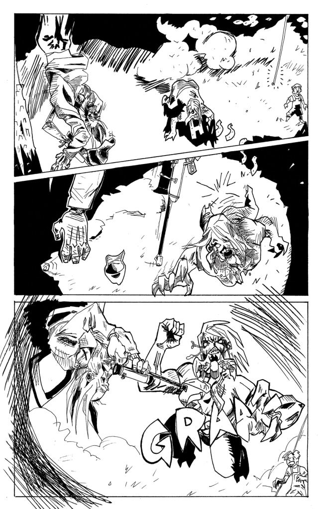 Zombie Peggy jumping at Reggie much the way Kris Kross jumped... Can I get a JUMP JUMP!